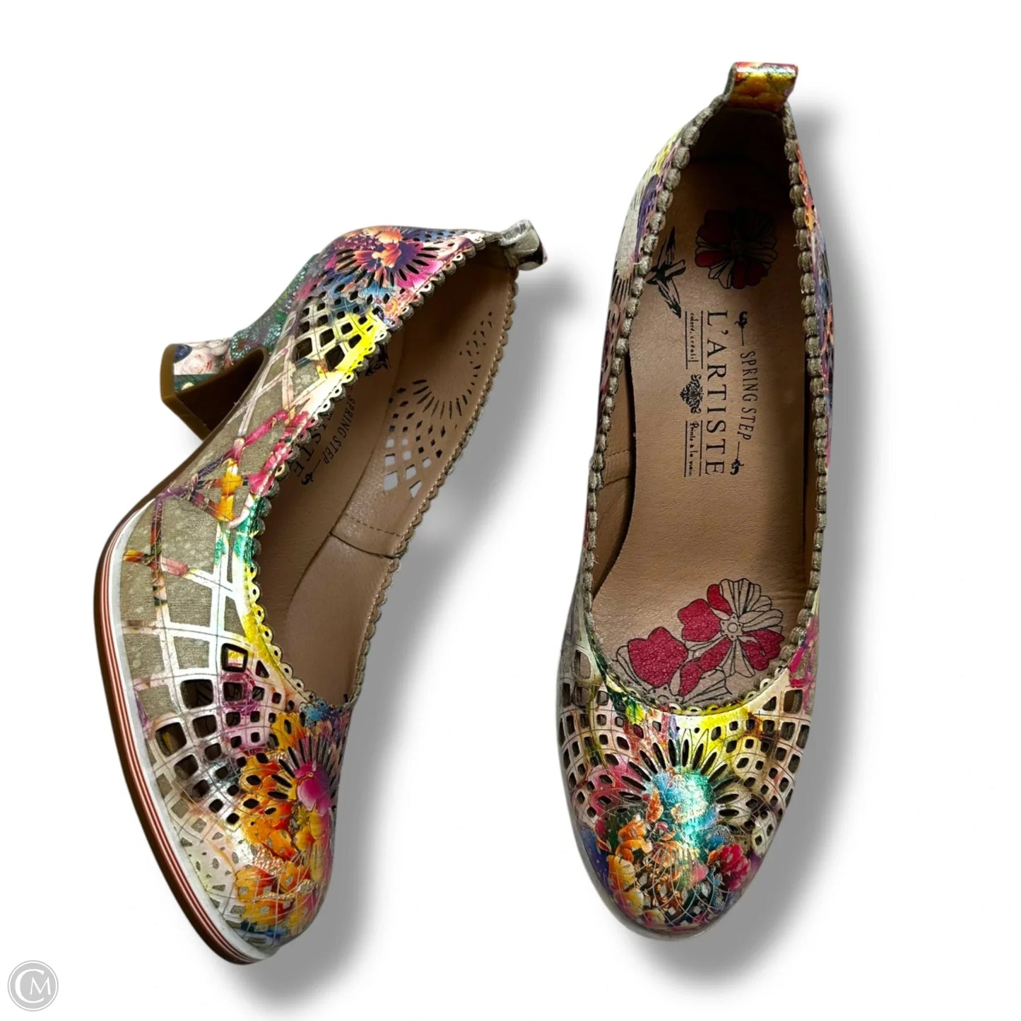 Shoes Heels Block By Spring Step In Multi-colored