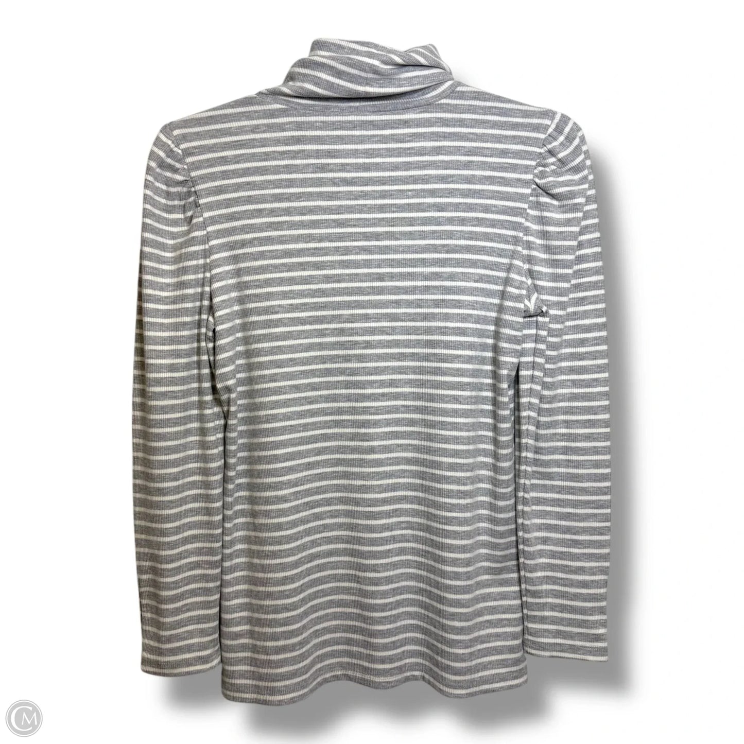 Top Long Sleeve Basic By Talbots In Striped Pattern, Size: Mp