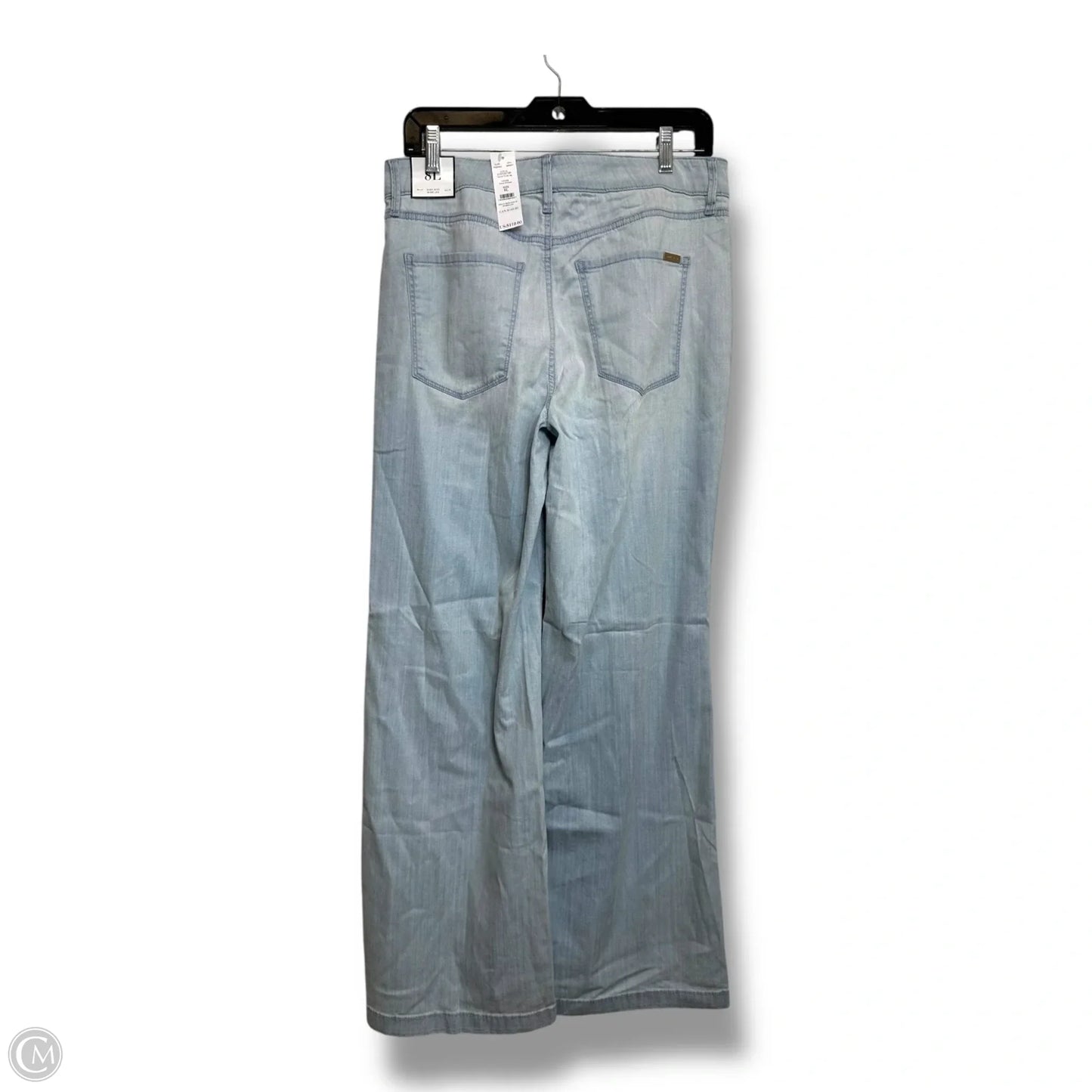 Jeans high rise Wide Leg By White House Black Market In Blue Denim, Size: 8l