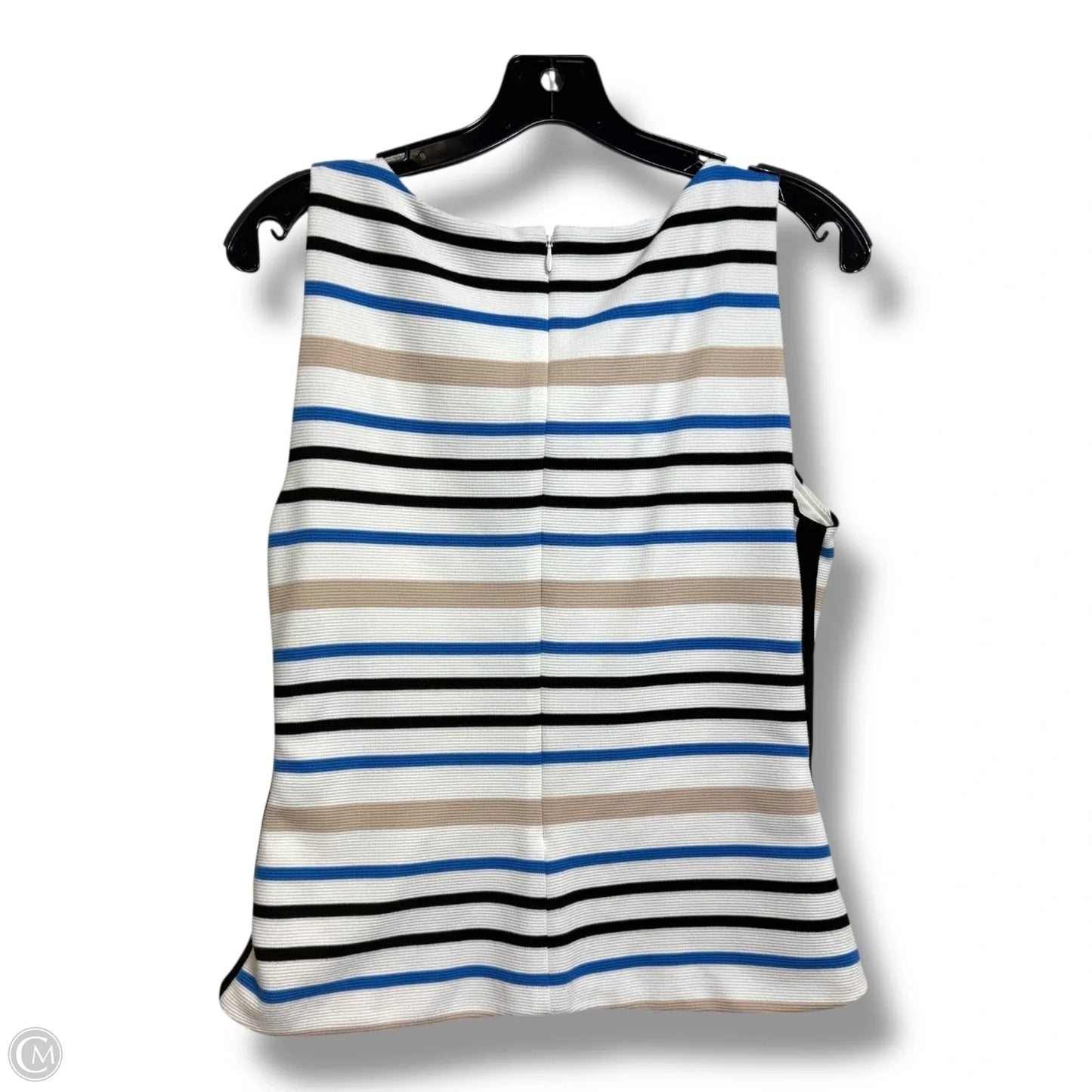 Top Sleeveless By White House Black Market In Striped Pattern, Size: 8