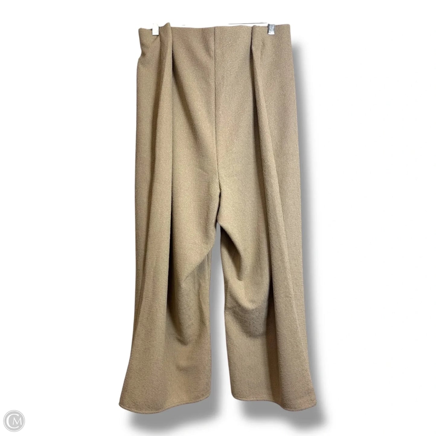 Pants Cropped By Clothes Mentor In Tan, Size: 3x