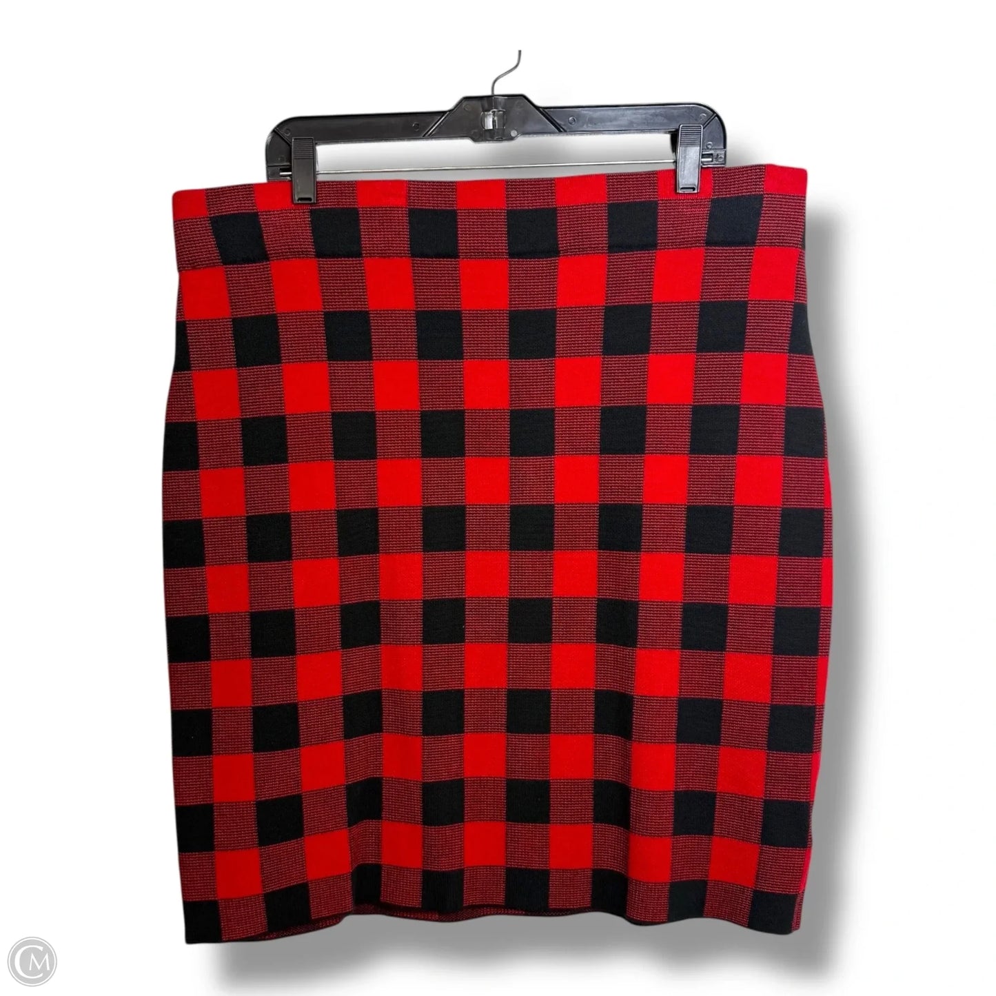 Skirt Mini & Short By Chaps In Plaid Pattern, Size: Xl