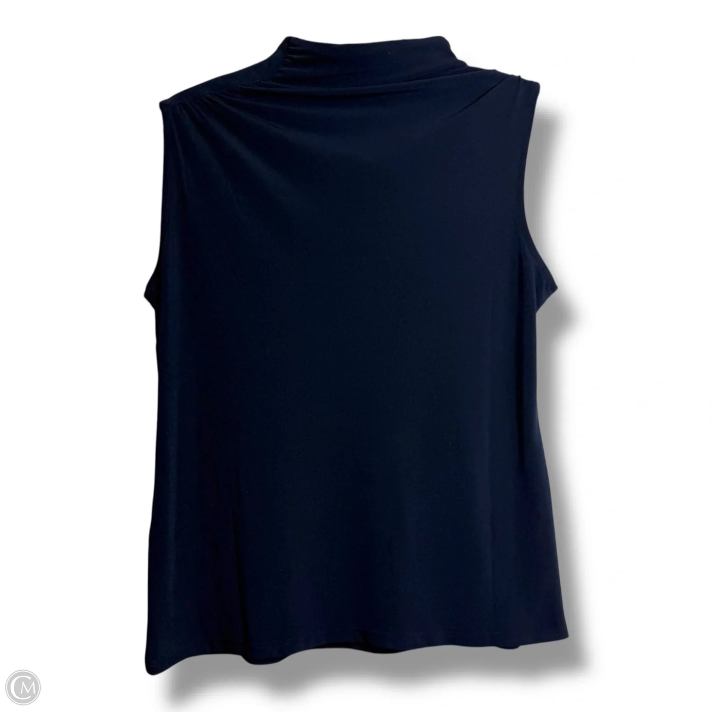 Top Sleeveless By Dkny In Navy, Size: L