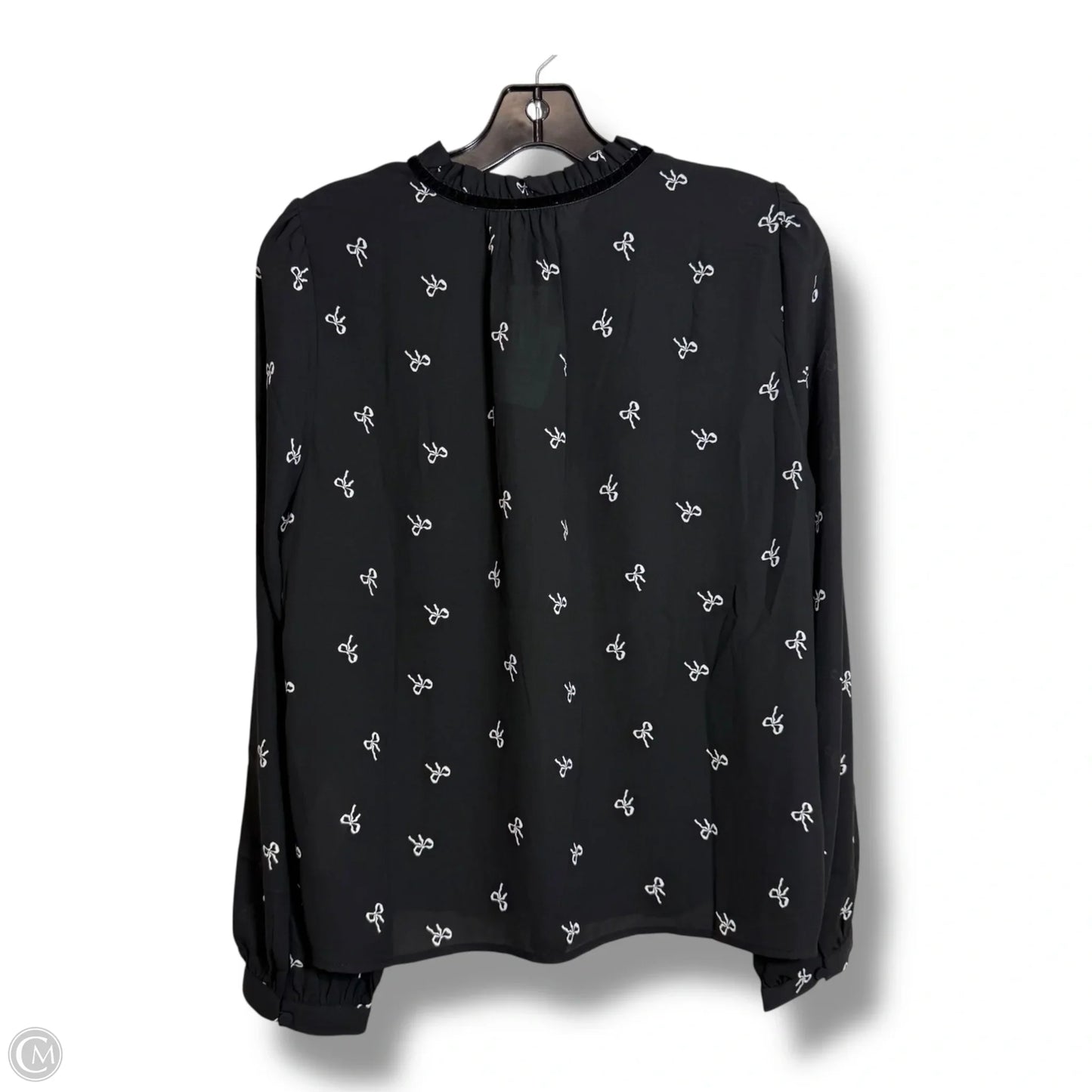 Top Long Sleeve By J. Crew In Black, Size: M
