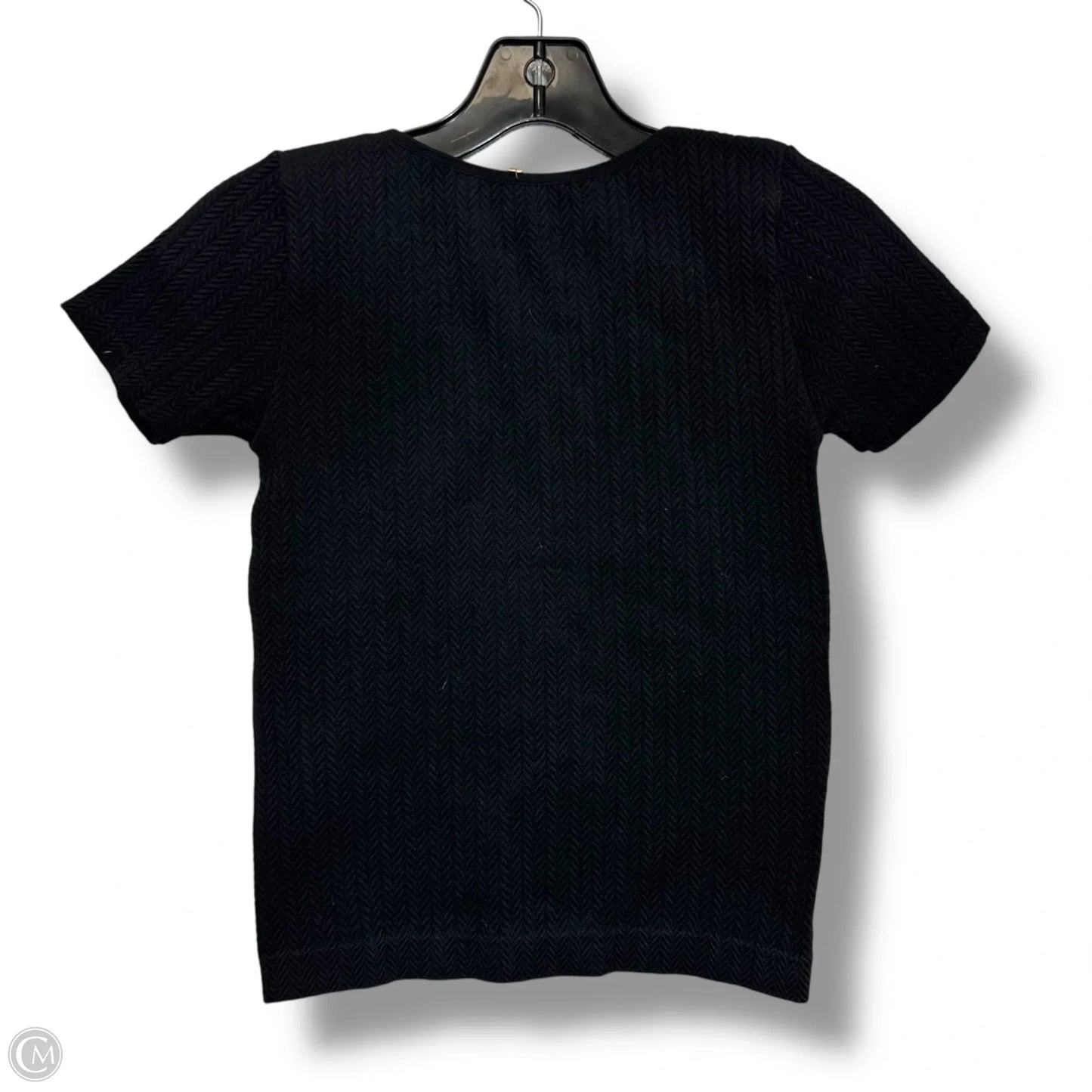 Athletic Top Short Sleeve By C And C In Black, Size: Xs
