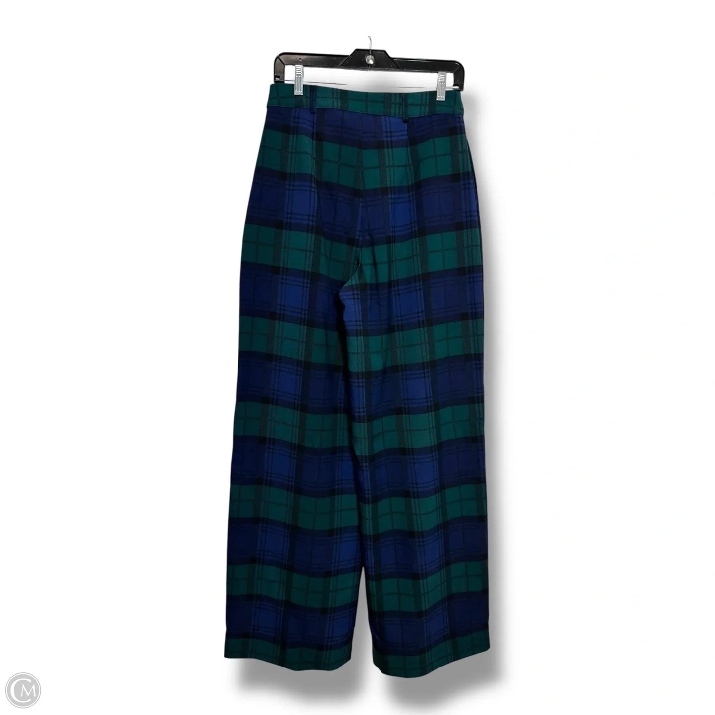 Pants Wide Leg By Sugar Lips In Plaid Pattern, Size: M