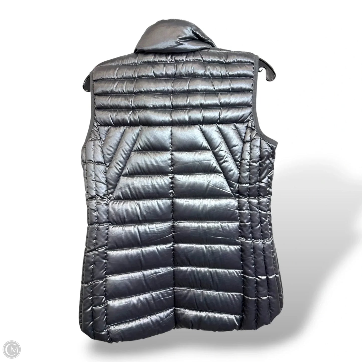 Vest Puffer & Quilted By Bernardo In Grey, Size: S