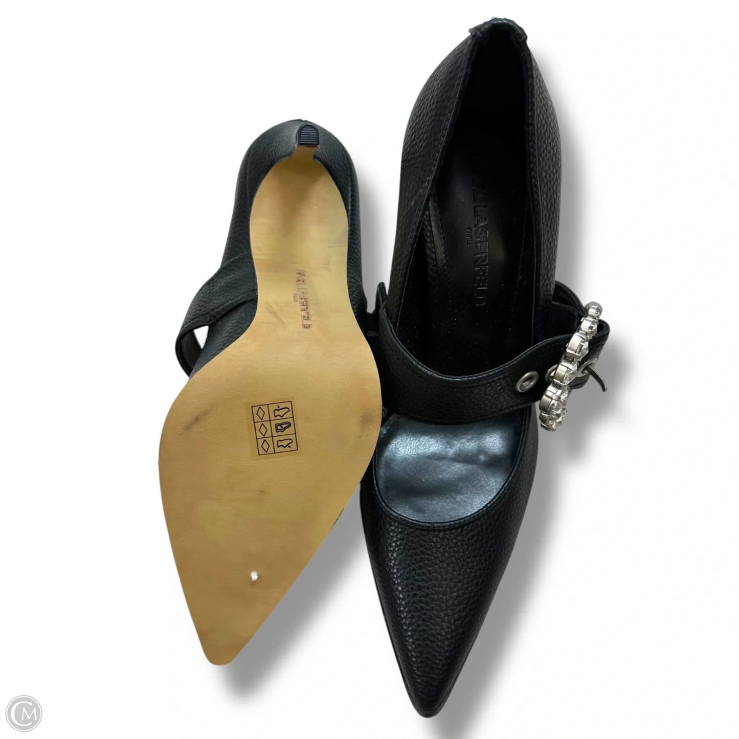 Shoes Heels Stiletto By Karl Lagerfeld In Black, Size: 7.5