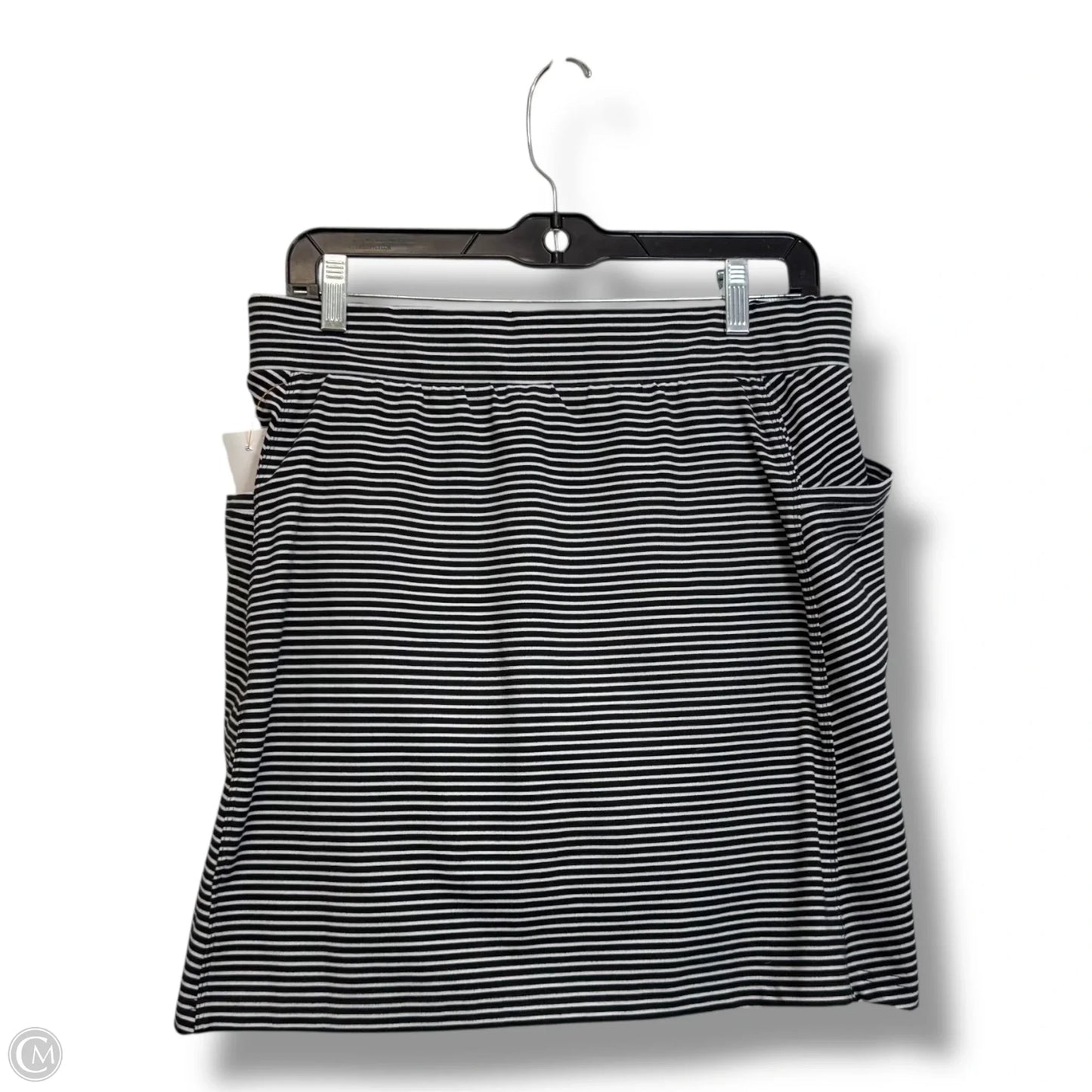 Skort By Talbots In Striped Pattern, Size: M