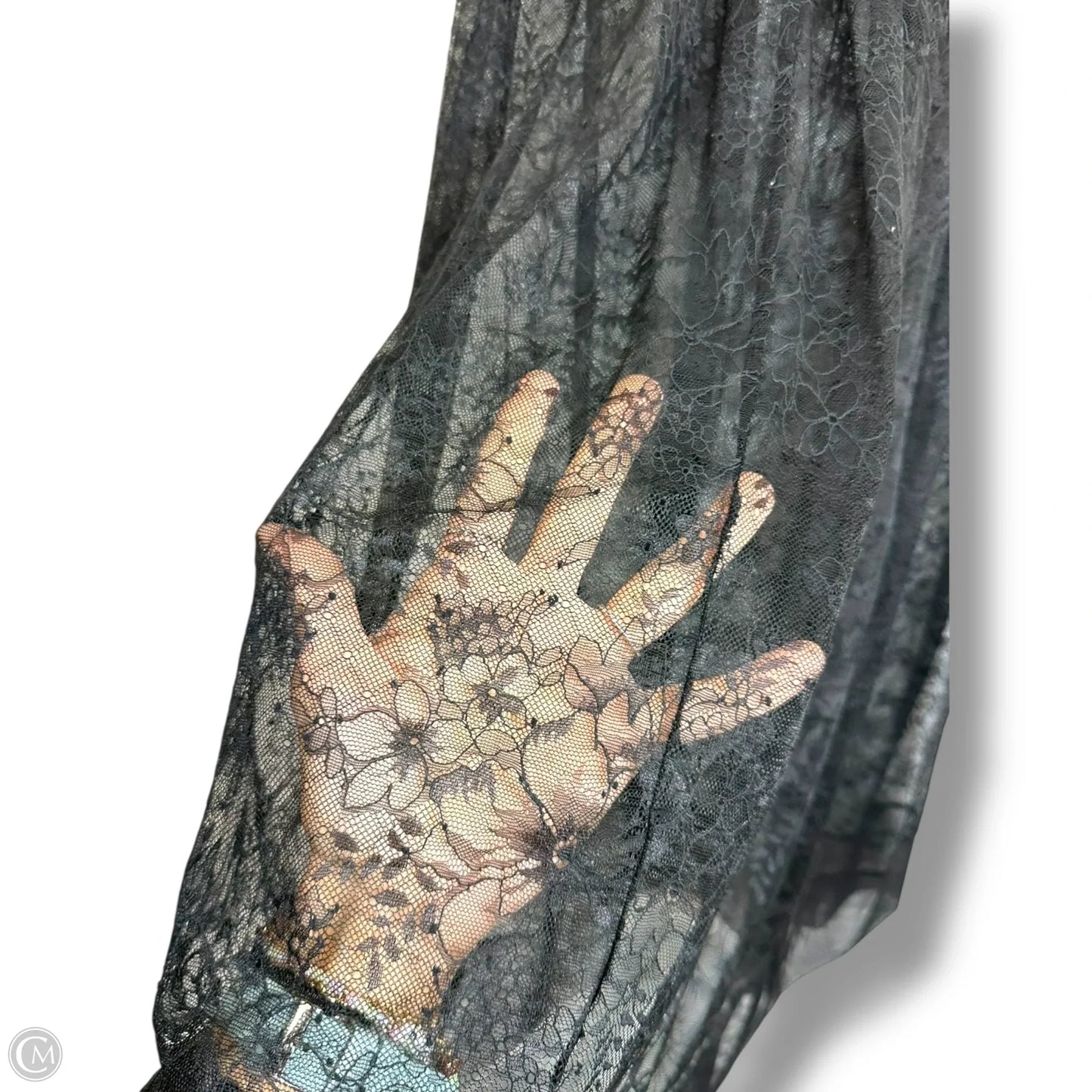 Sheer overlay Skirt Midi By Victorias Secret In Black, Size: M