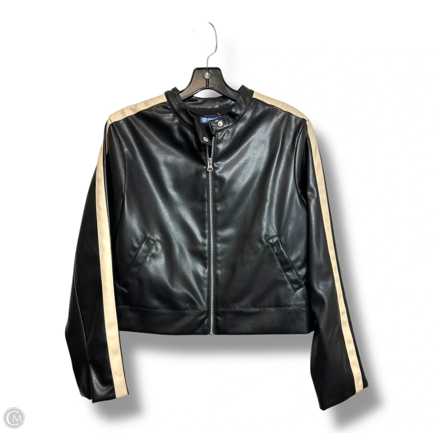 Jacket faux leather By Democracy In Black, Size: M