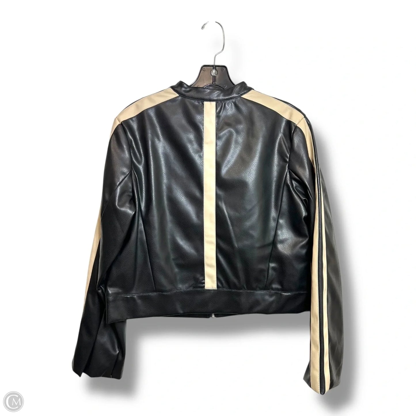 Jacket faux leather By Democracy In Black, Size: M