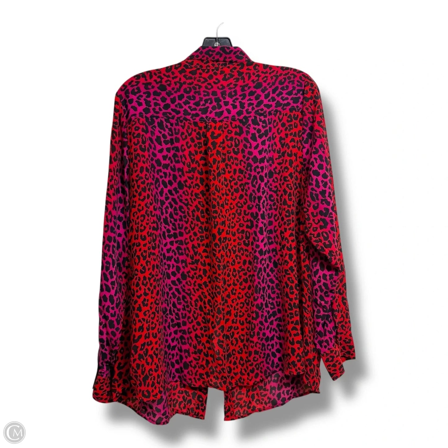 Top Long Sleeve By Lane Bryant In Animal Print, Size: 1x