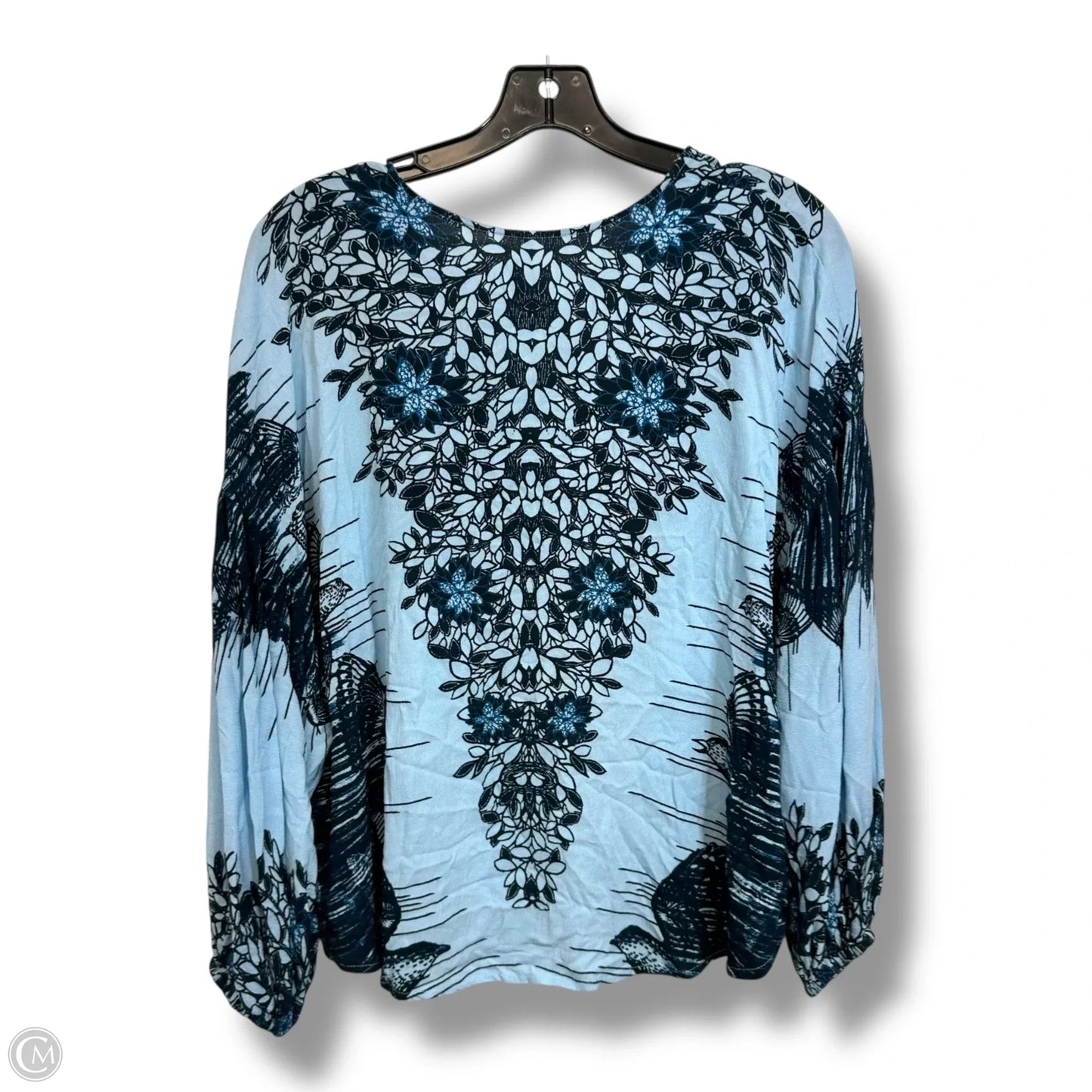 Top Long Sleeve By Free People In Blue, Size: Xs
