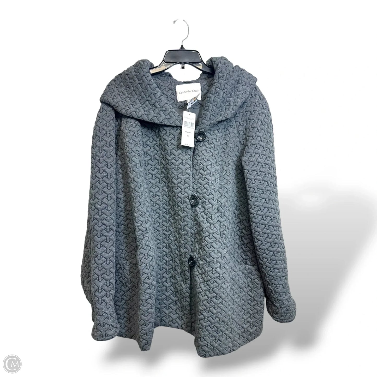 Coat Other By Coldwater Creek In Grey, Size: 1x
