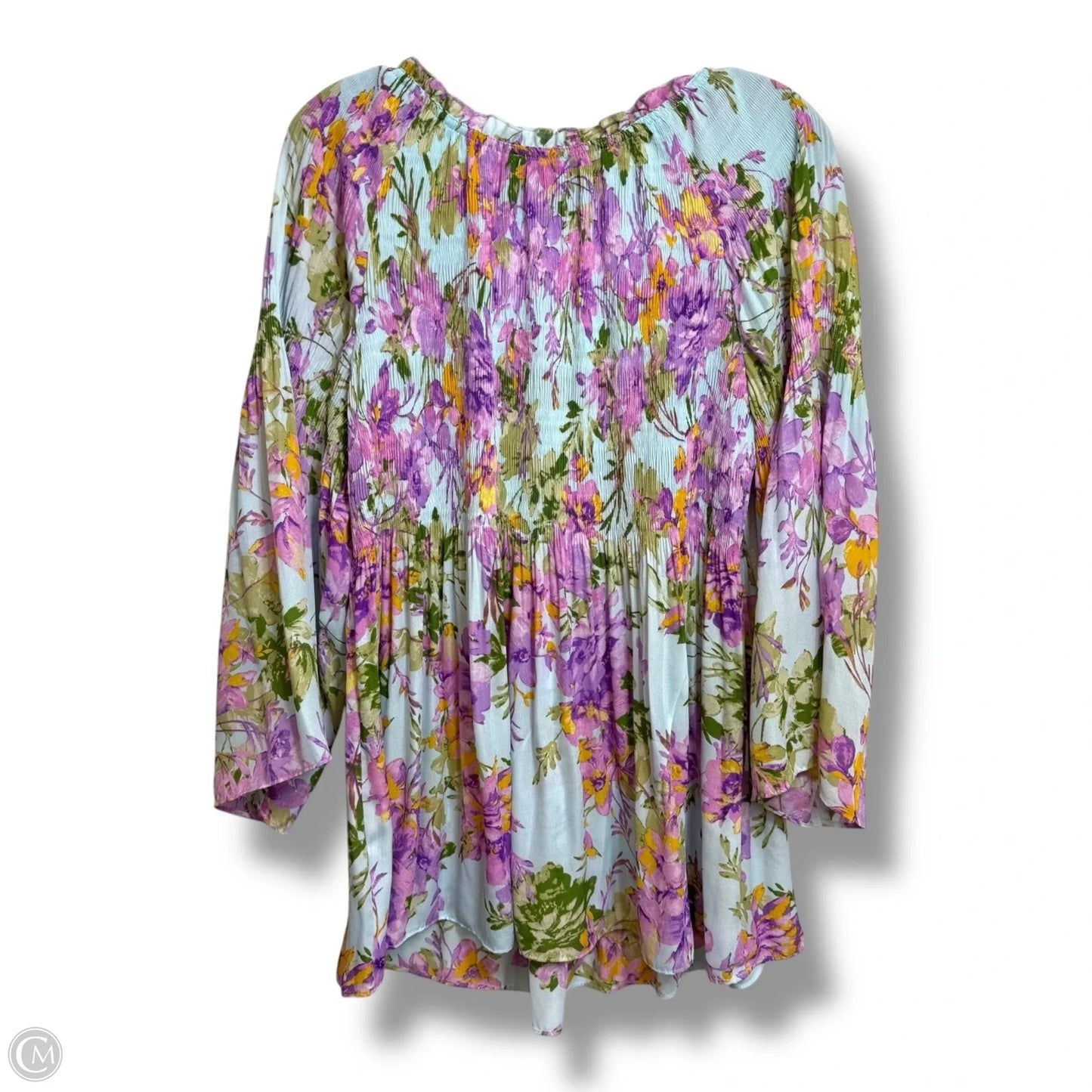Top Long Sleeve By Clothes Mentor In Floral Print, Size: Xl