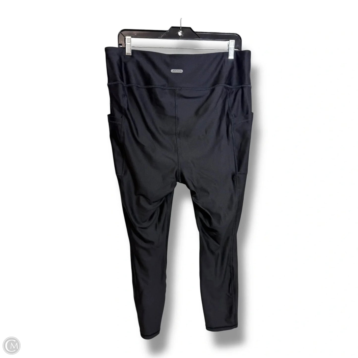 Athletic Leggings By Jockey In Black, Size: 1x