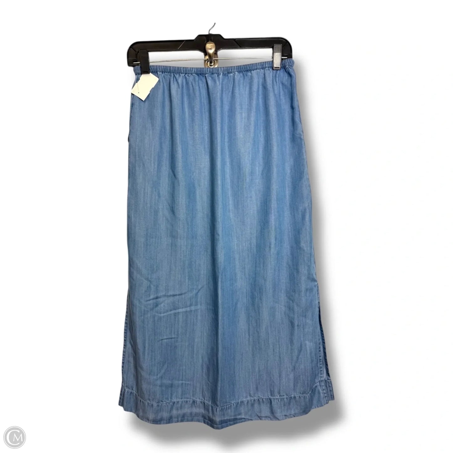 Skirt Midi By Haven In Blue Denim, Size: Xs