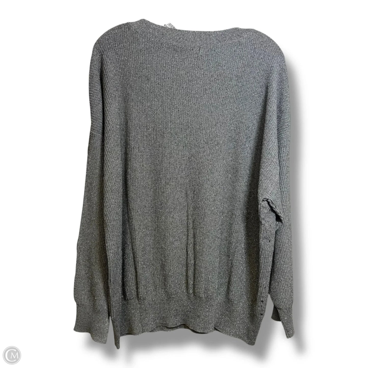 Sweater By Alfani In Silver, Size: 2x