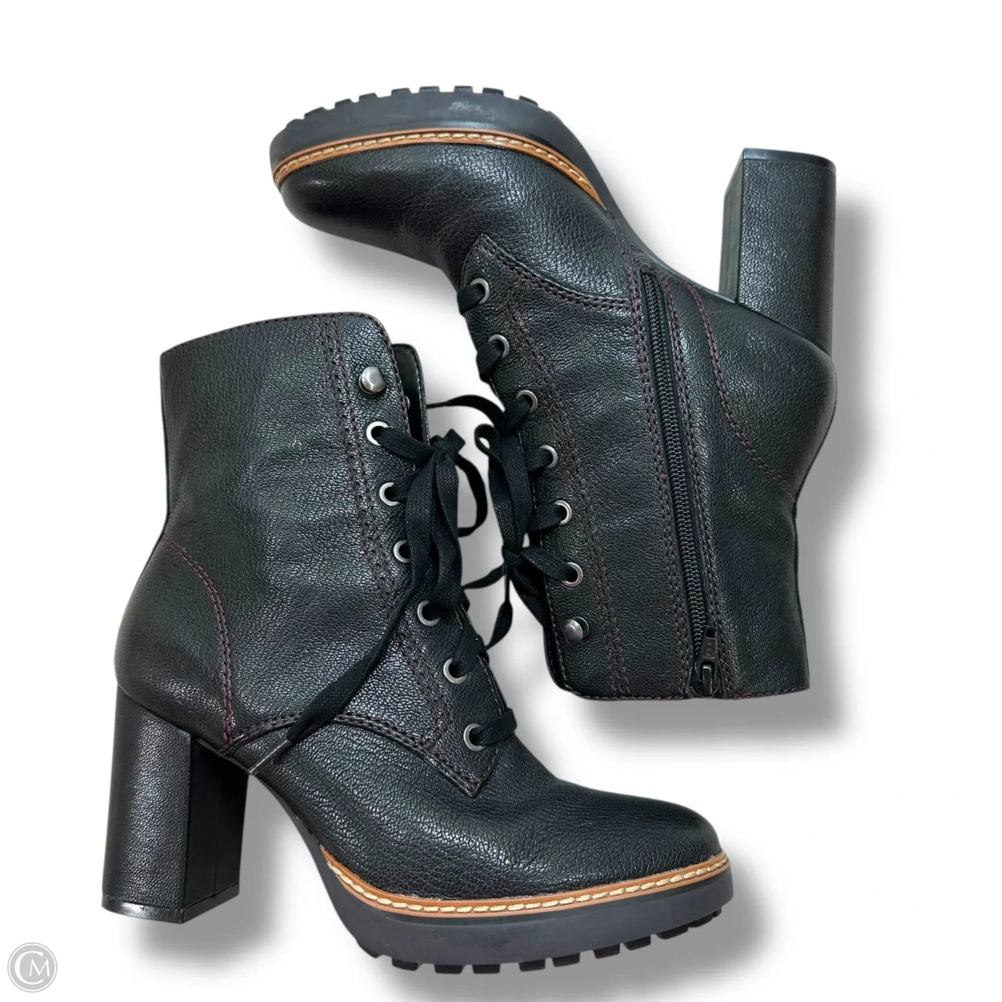 Boots Ankle Heels By Naturalizer In Black, Size: 6.5