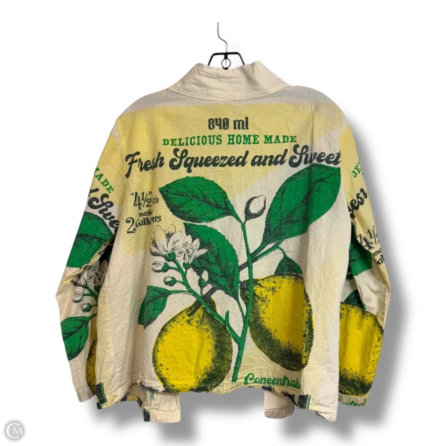 Cardigan By Vintage In Yellow, Size: Osfm