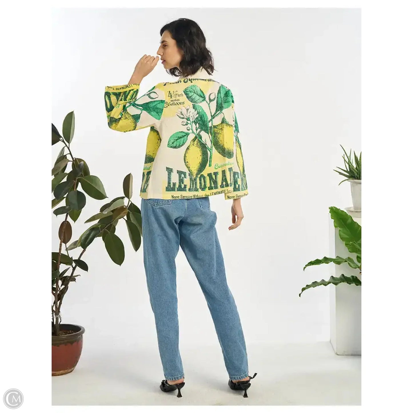 Cardigan By Vintage In Yellow, Size: Osfm