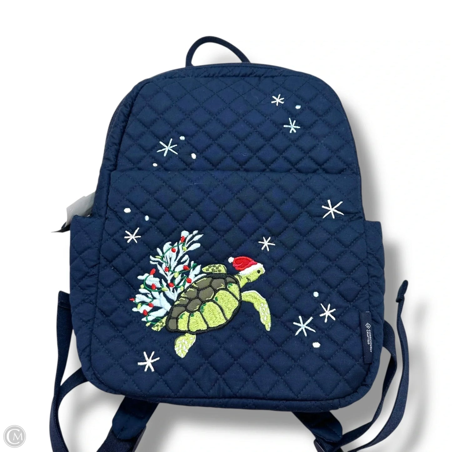 Christmas Turtle Backpack By Vera Bradley, Size: Small