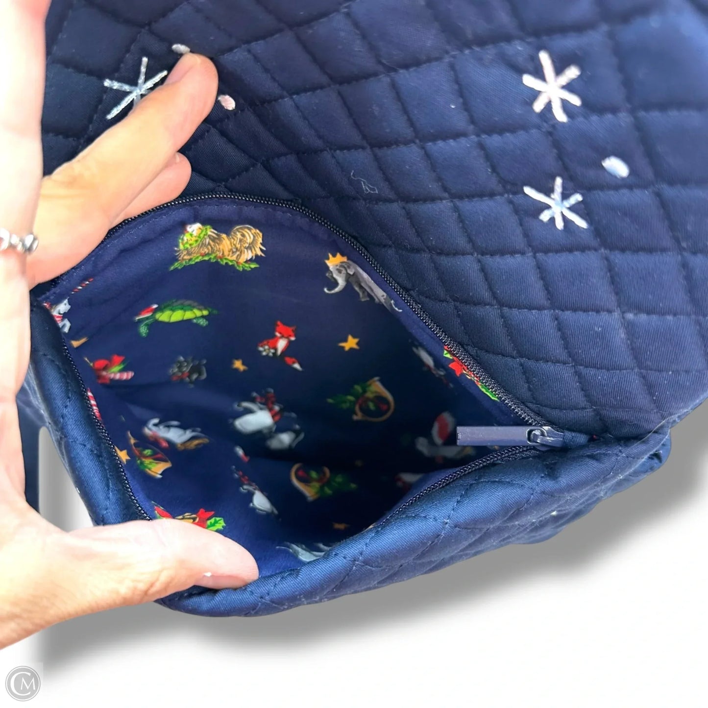 Christmas Turtle Backpack By Vera Bradley, Size: Small