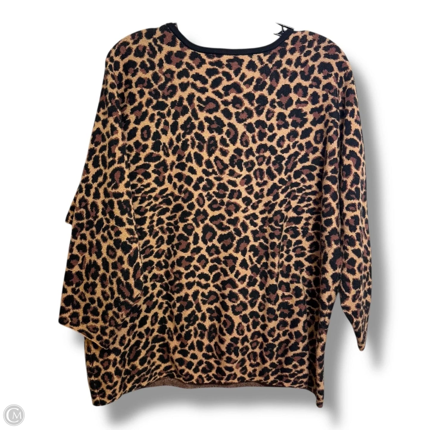 Sweater By Love Scarlett In Animal Print, Size: 1x