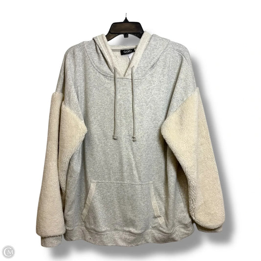 Sweatshirt Hoodie By Gigio In Grey, Size: M