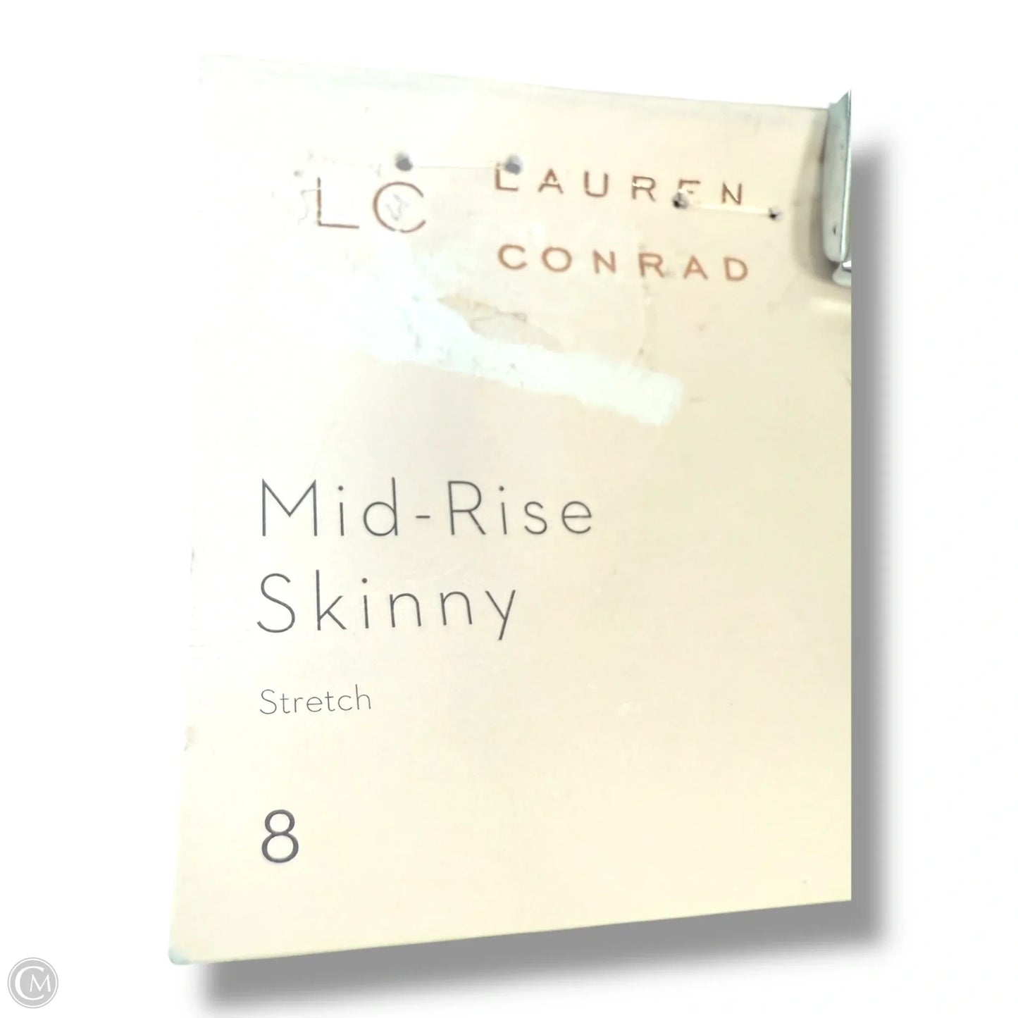 Jeans Skinny By Lc Lauren Conrad In Black Denim, Size: 8