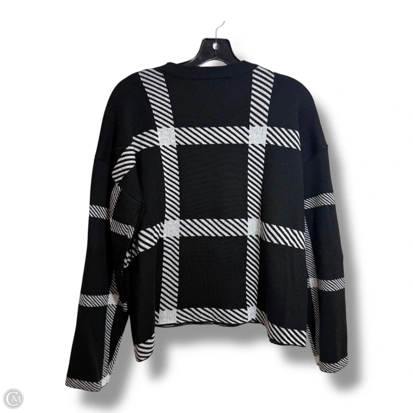 Sweater By Calvin Klein In Black, Size: M
