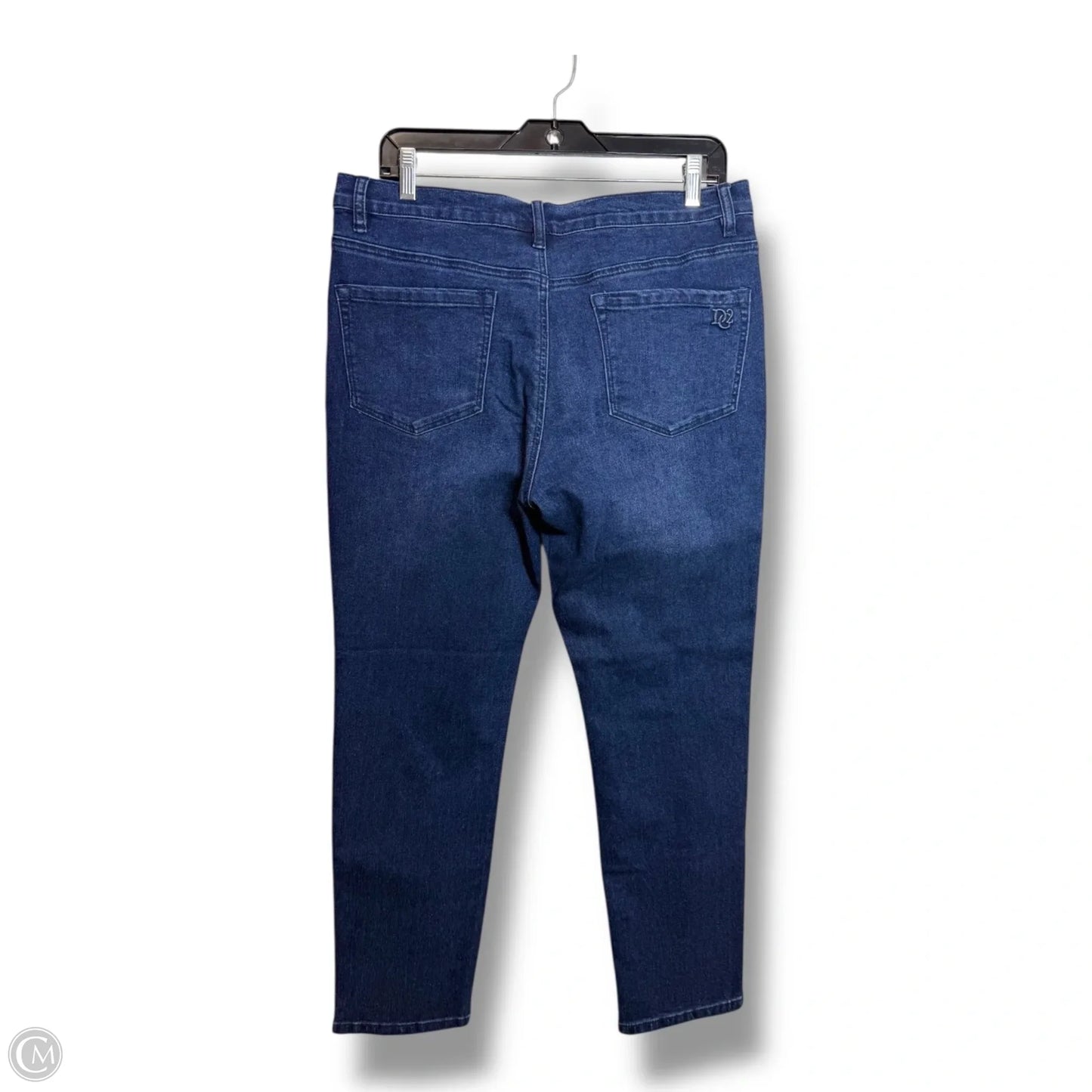 Jeans Straight By Diane Gilman In Blue Denim, Size: 12p
