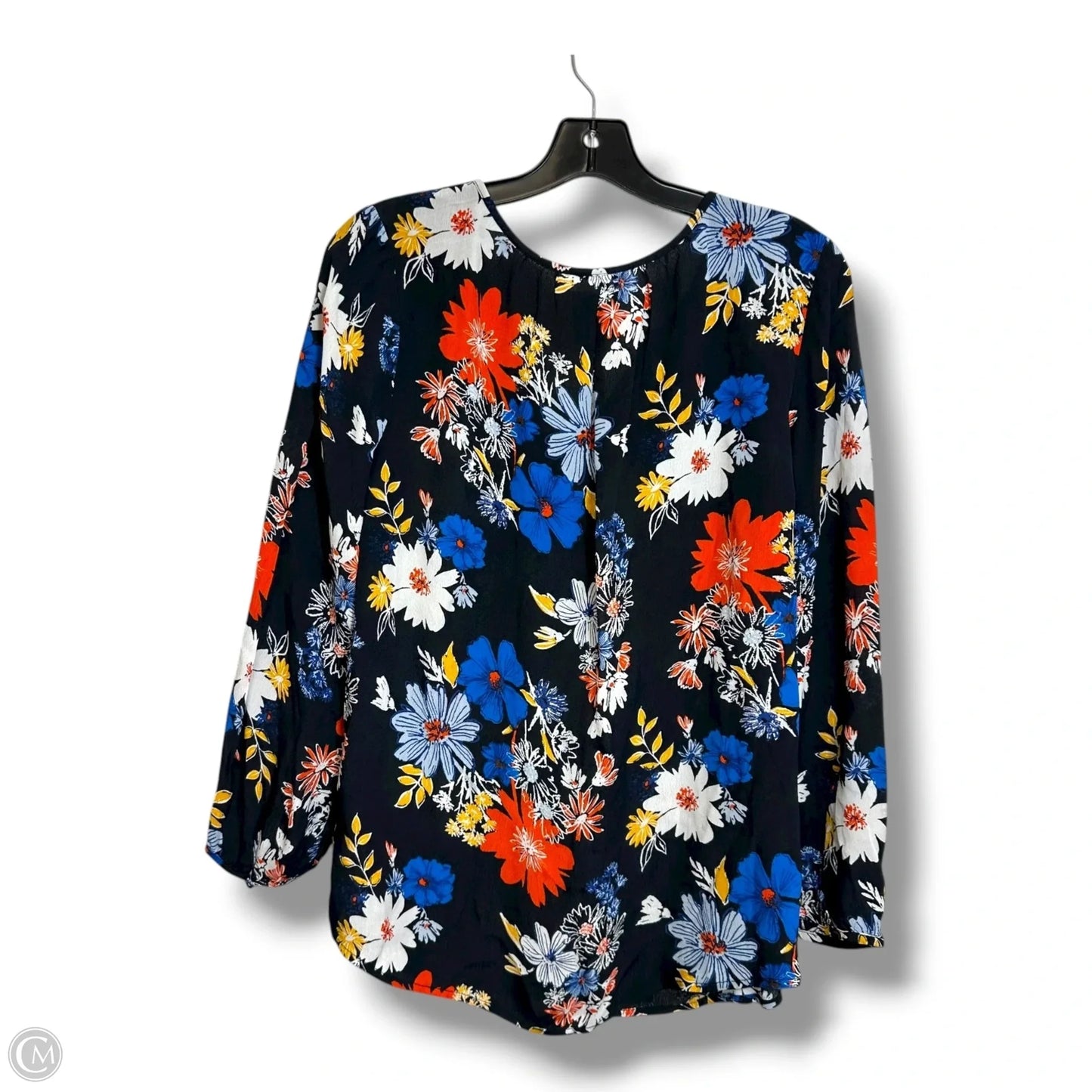 Top Long Sleeve By Old Navy In Floral Print, Size: L
