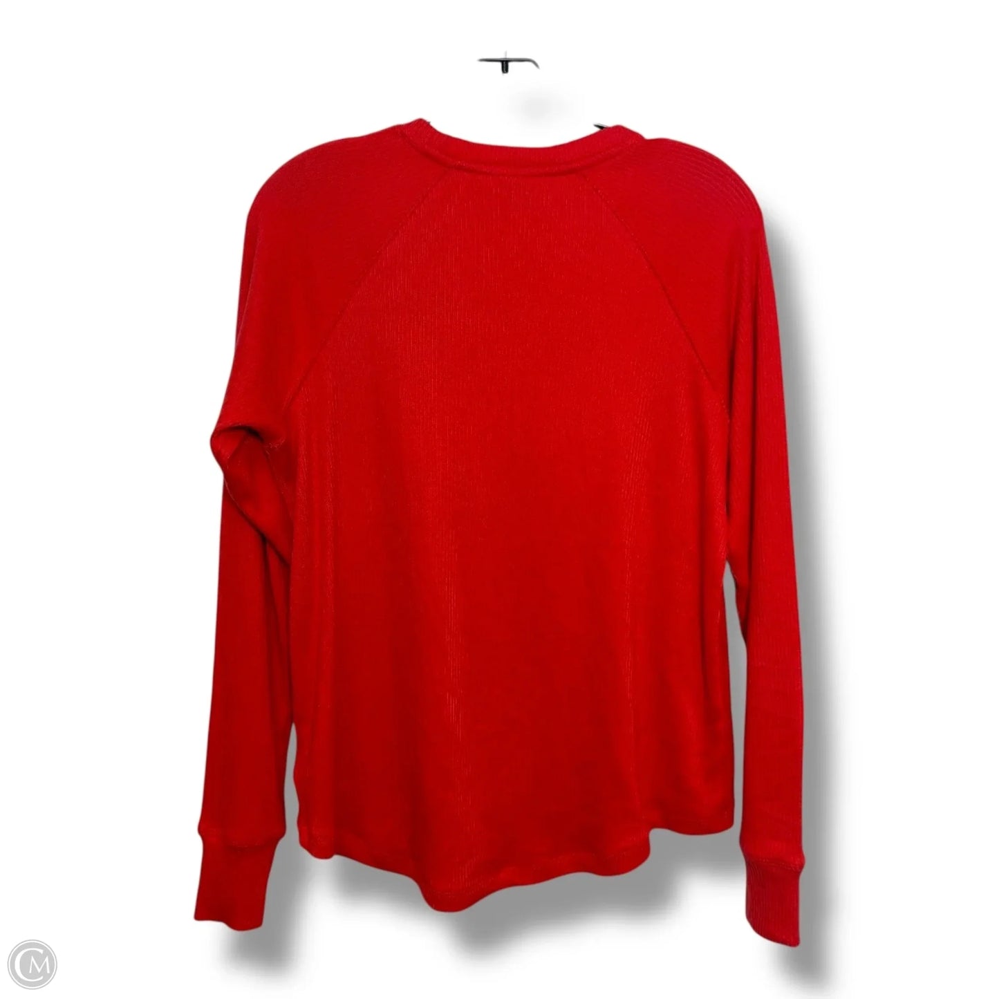 Top Long Sleeve Basic By American Eagle In Coral, Size: S