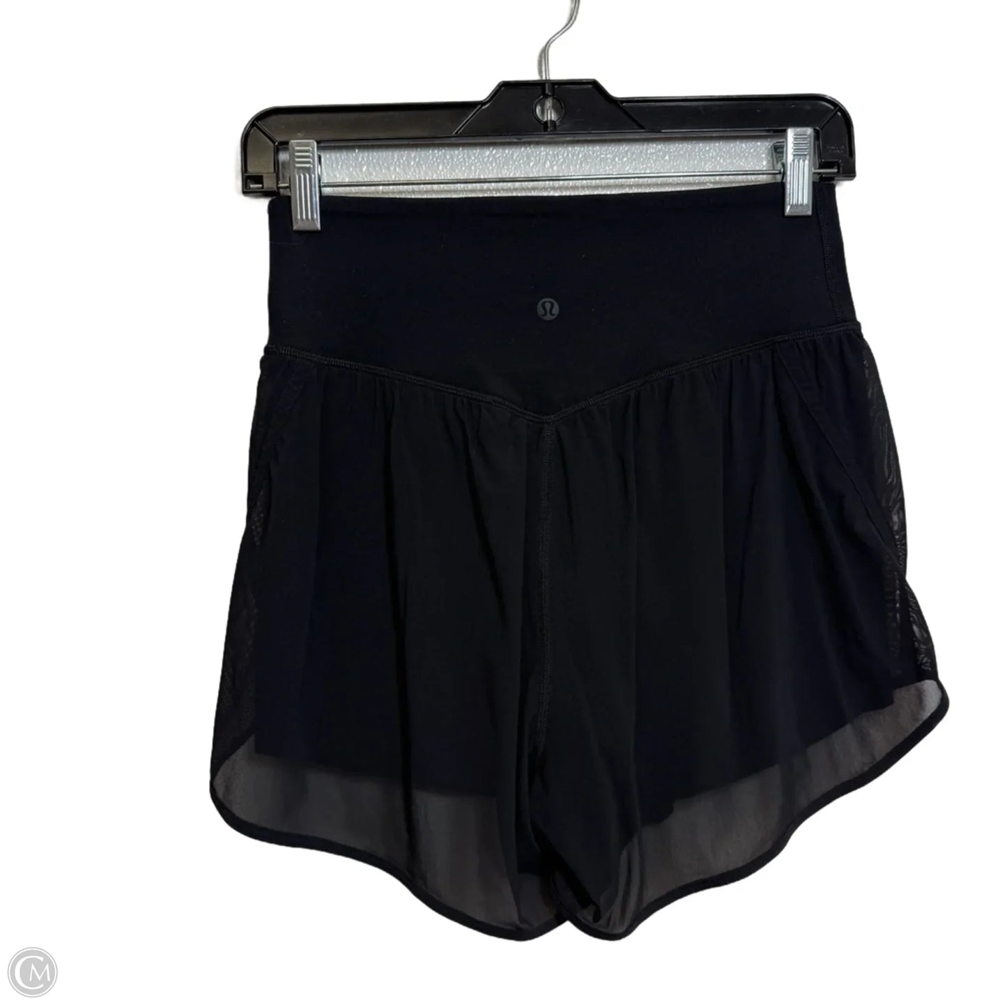 Athletic Shorts By Lululemon In Black, Size: 6
