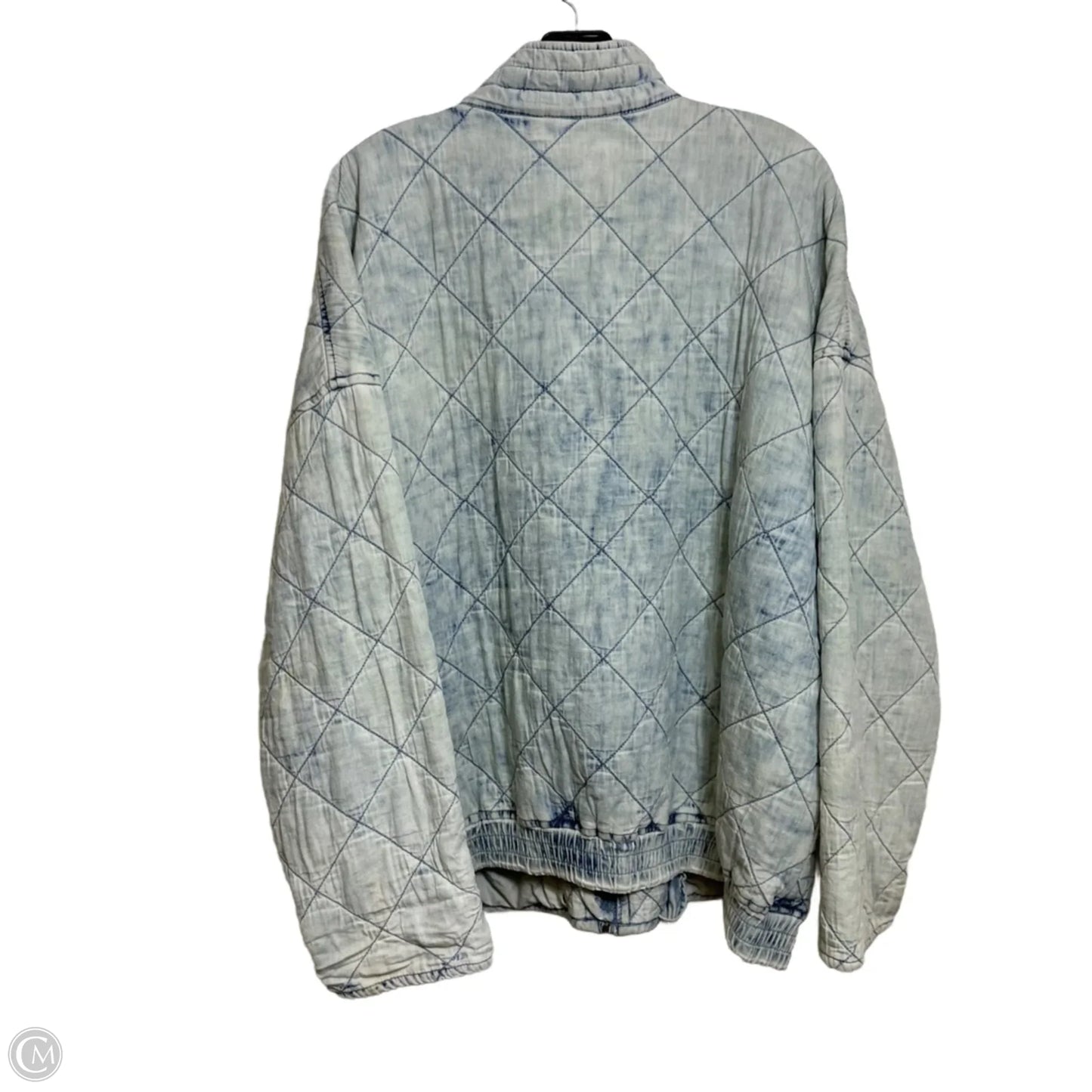 Jacket Denim By Gap In Blue Denim, Size: Xxl