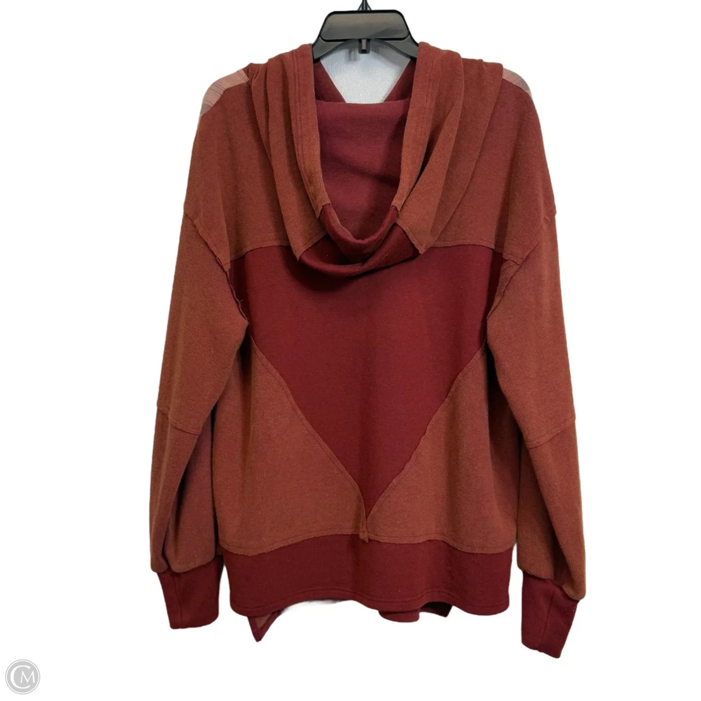 Sweatshirt Hoodie By Pol In Brown, Size: S