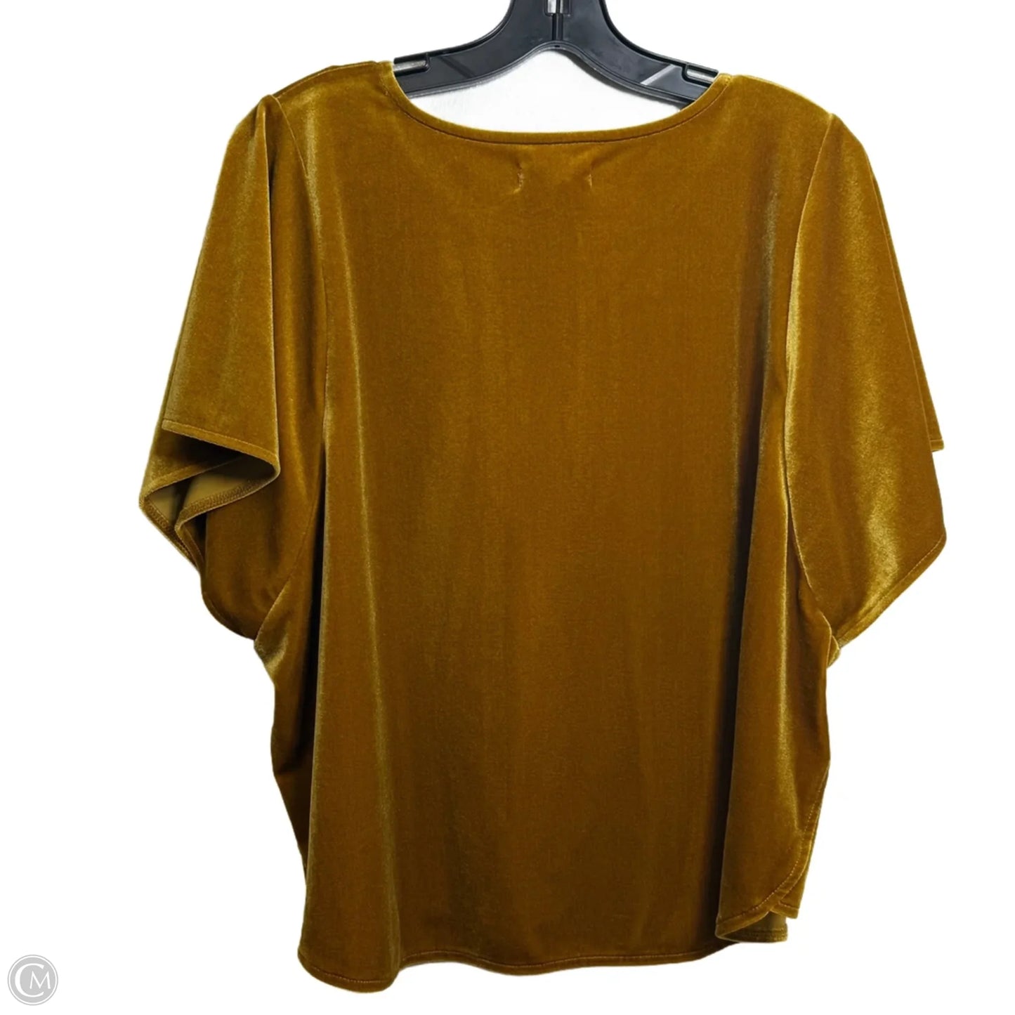 Top Short Sleeve By Madewell In Gold, Size: Xl
