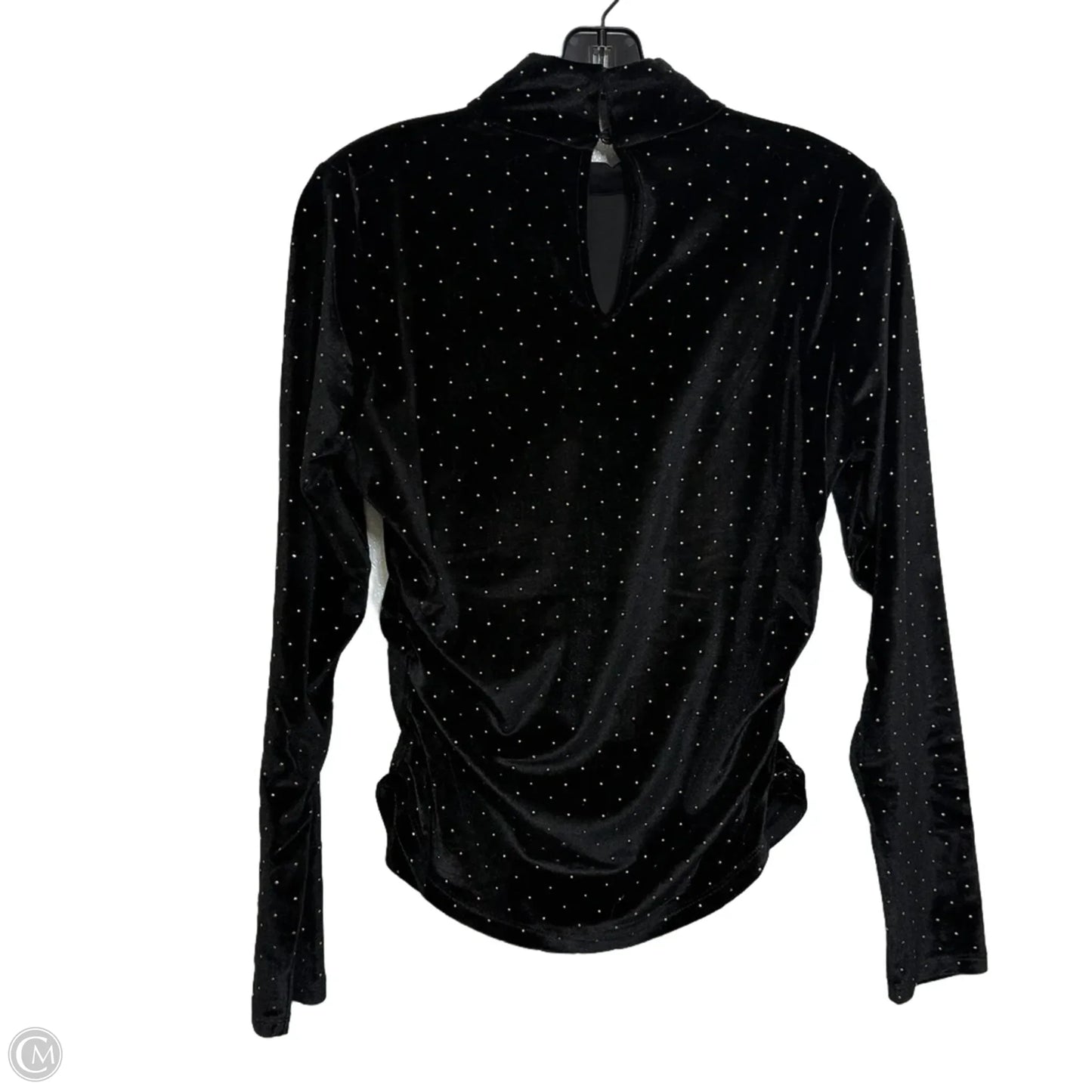 Top Long Sleeve By Michael By Michael Kors In Black, Size: M