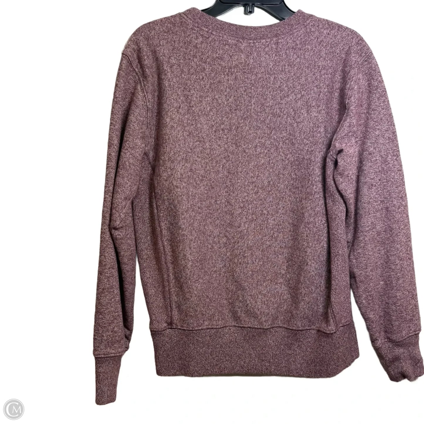 Sweatshirt Crewneck By Champion In Maroon, Size: L