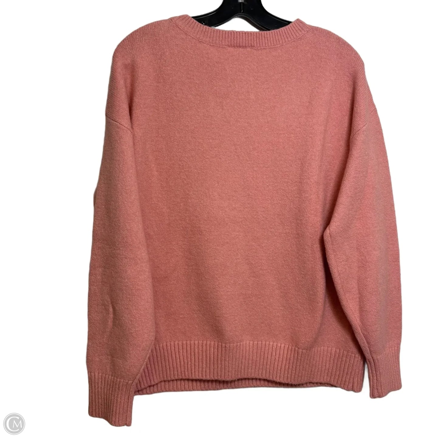 Sweater By Loft In Peach, Size: L