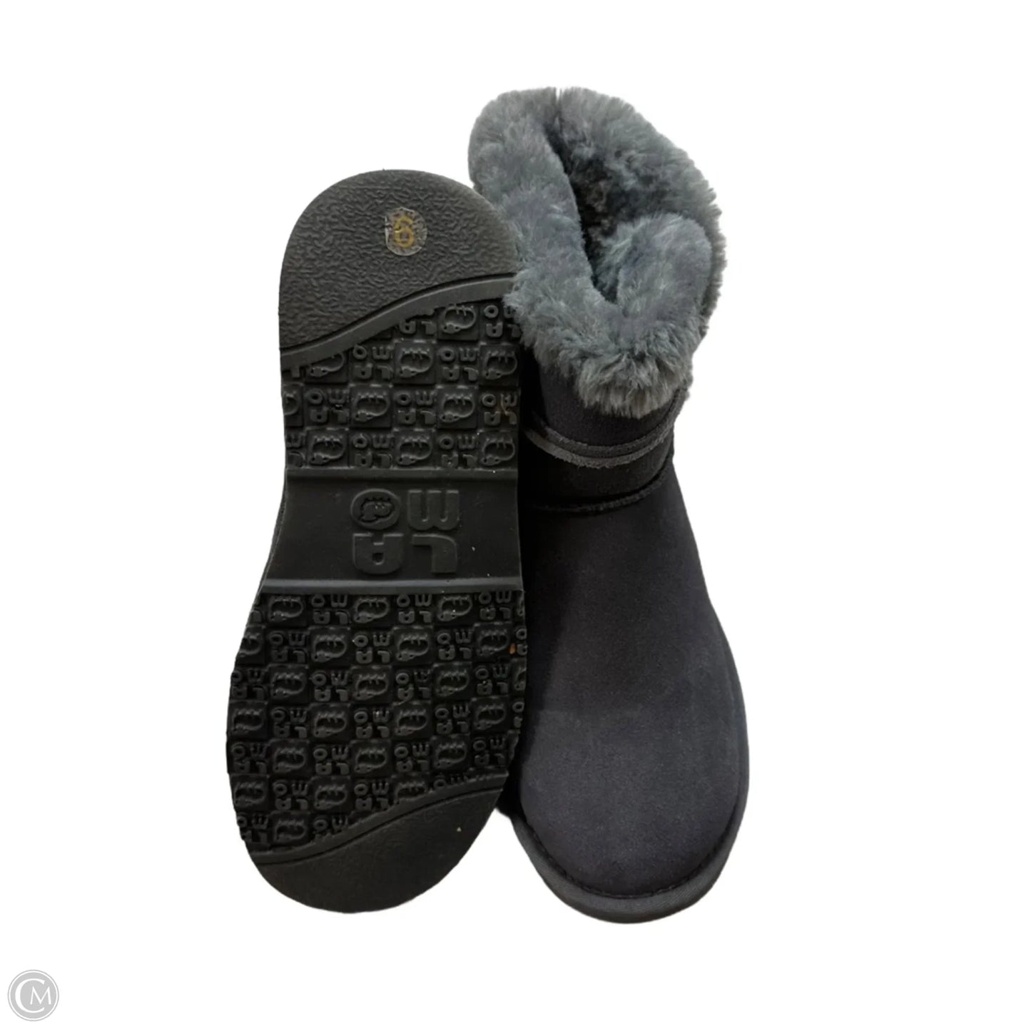 Boots Ankle Flats By Lamo In Grey, Size: 9