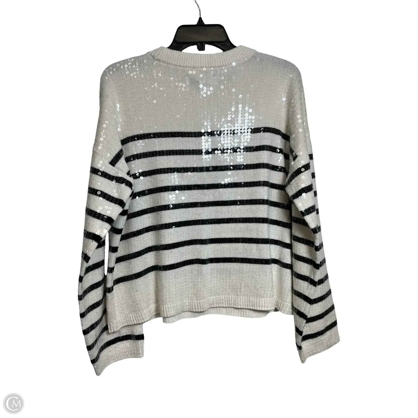Sweater By Loft In Striped Pattern, Size: L