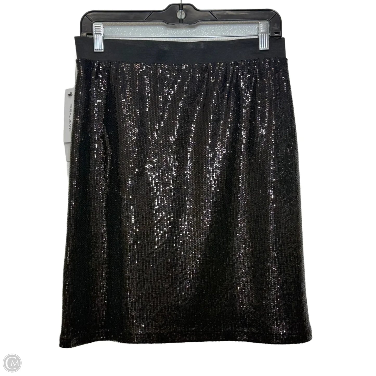 Skirt Mini & Short By Tribal In Black, Size: M