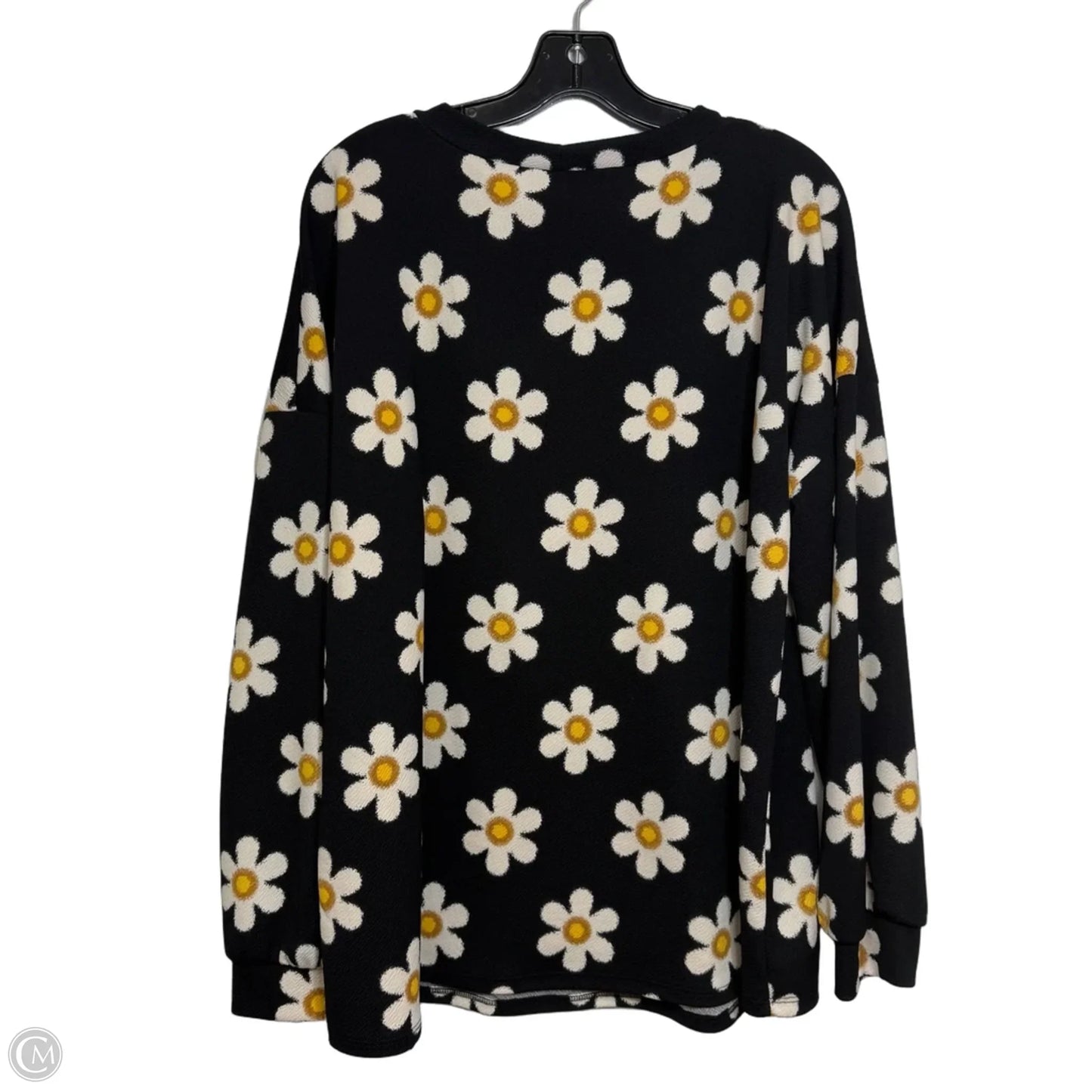 Top Long Sleeve By Clothes Mentor In Floral Print, Size: 1x