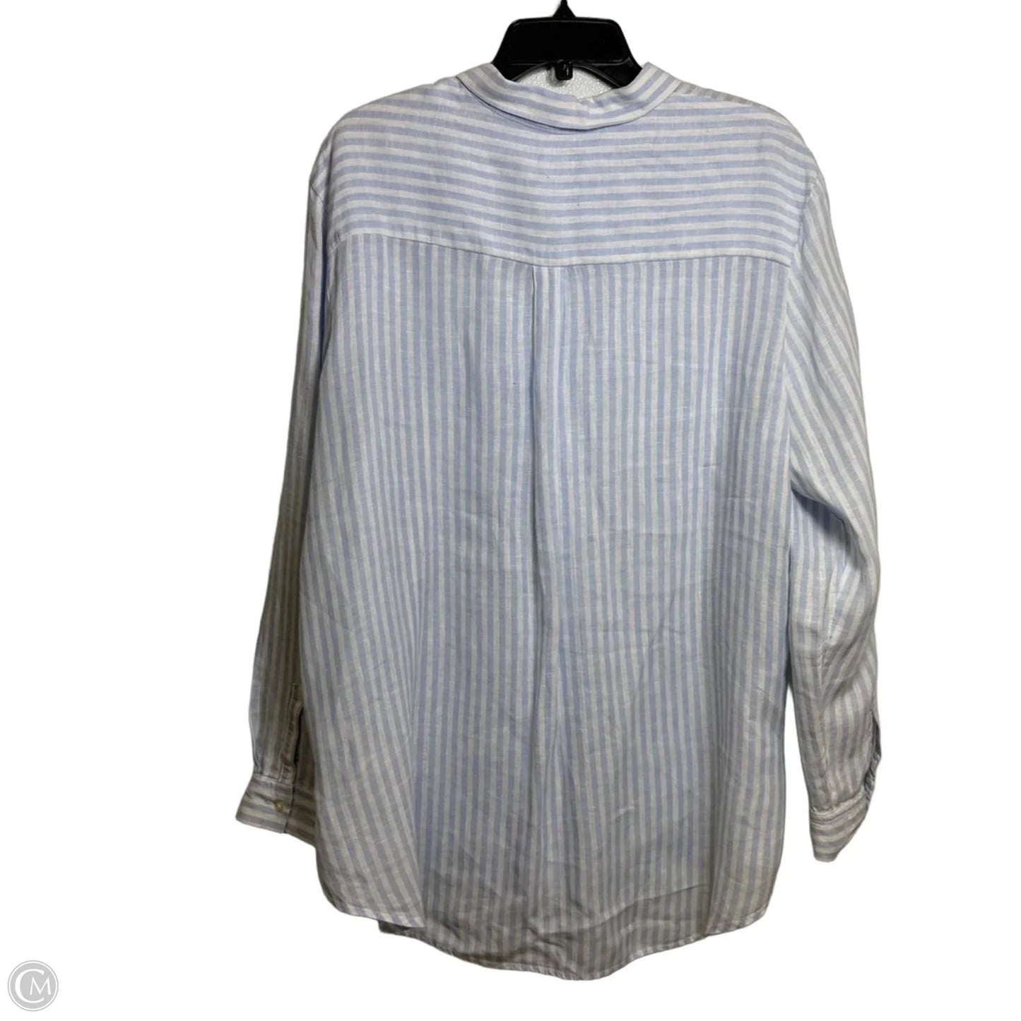 Top Long Sleeve By Gap In Striped Pattern, Size: Xl