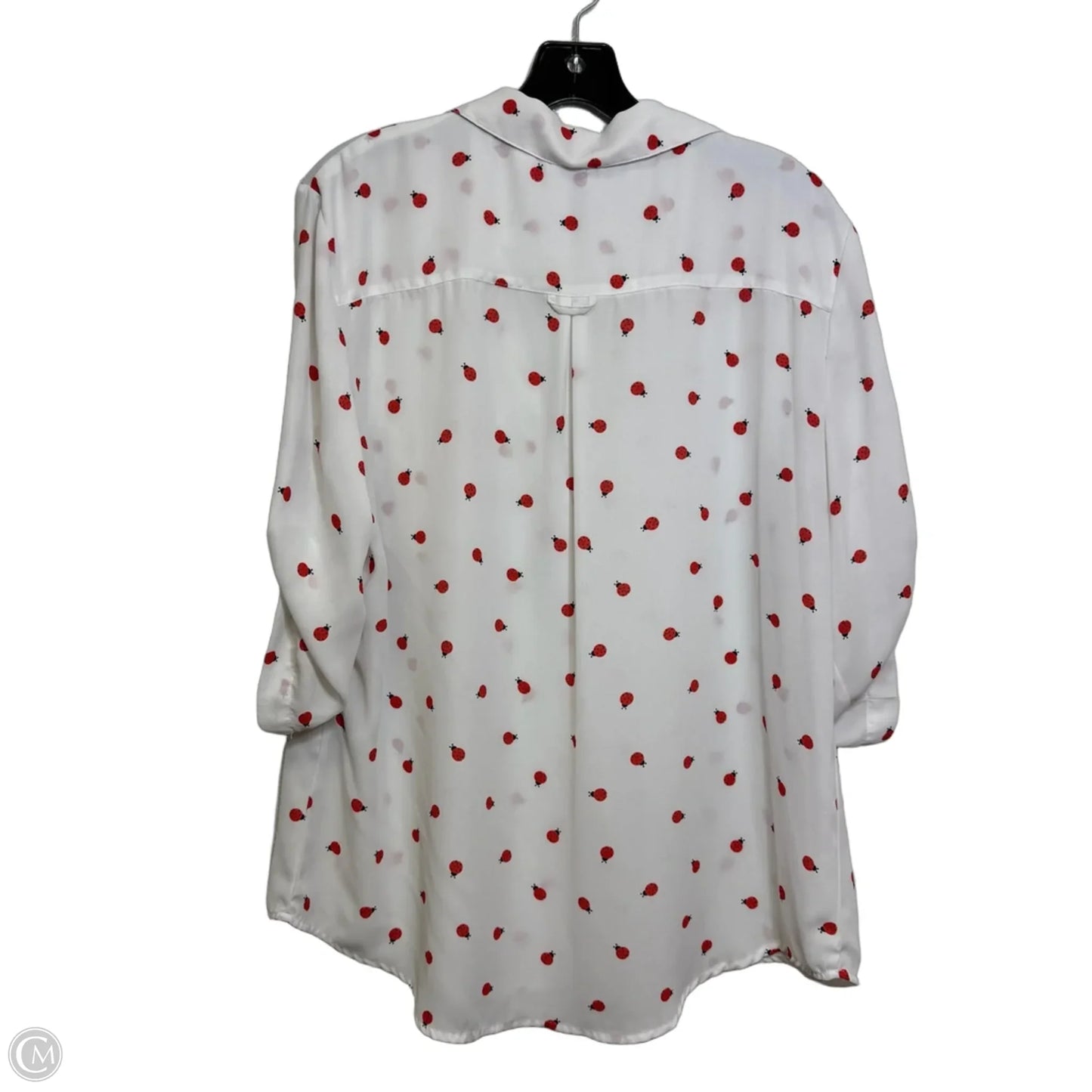 Top 3/4 Sleeve By New York And Co In White, Size: Xl
