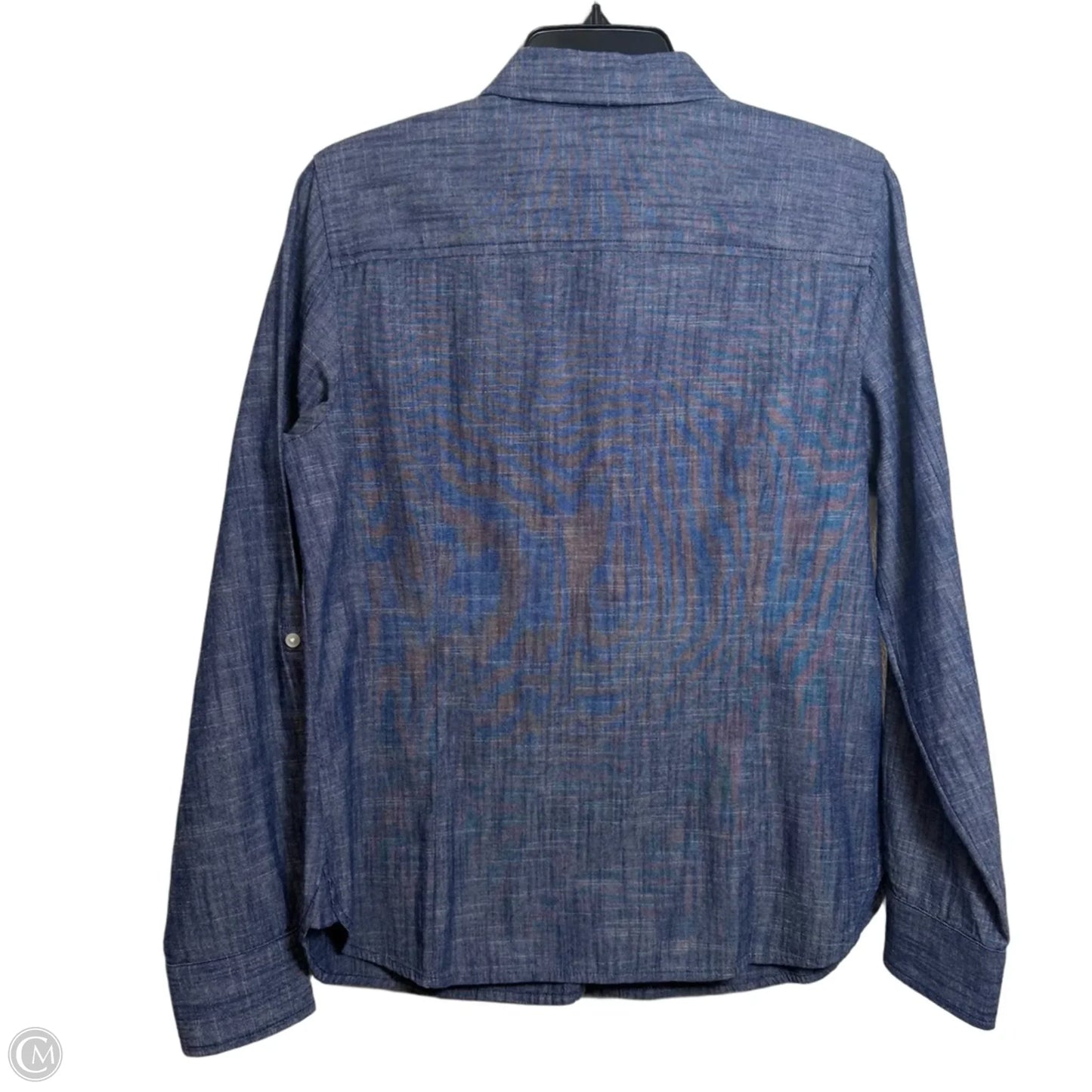 Top Long Sleeve By Tommy Hilfiger In Blue, Size: M