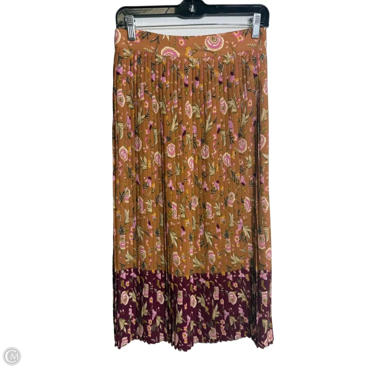 Skirt Maxi By Loft In Floral Print, Size: 0